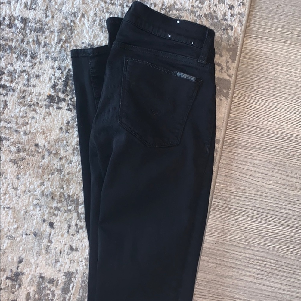 Hudson black strechy skinny Jean